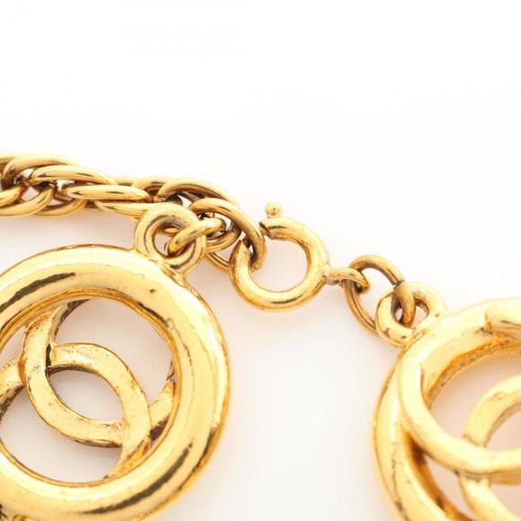 CHANEL Gold Logo Charm Bracelet - Picture 4 of 7